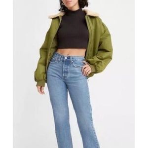 Levi’s wedgie straight medium wash jeans